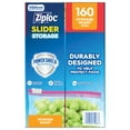 thumbnail image 1 of Ziploc Slider Quart Storage Bags, 160 ct., 1 of 6