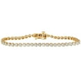thumbnail image 1 of Round Cut Diamond Tennis Bracelet in 14K Gold, 1 of 8