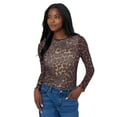 thumbnail image 2 of Edited by Remi Bader Women's Long Sleeve Mesh Top, 2 of 10