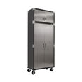 thumbnail image 1 of Seville Classics UltraHD 2 Piece Rolling Steel Garage Storage Cabinet With Stacker Set, 36" W x 18" D x 90.5" H, 1 of 14