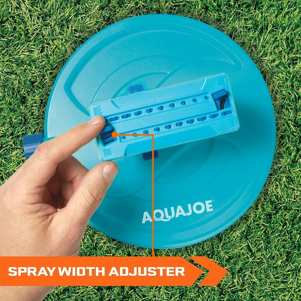 Aqua Joe AJ-OSPR20 Mini Gear-Driven Oscillating Sprinkler on Sled