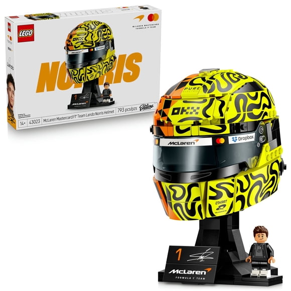 LEGO Editions McLaren Mastercard F1 Team Lando Norris Helmet Building Set, 793 pc.