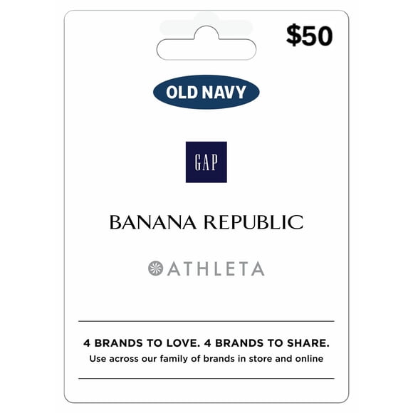 GAP Options $50 Gift Card