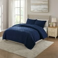 thumbnail image 2 of Member’s Mark 3-Piece Solid Diamond Quilt Set, Assorted Sizes, 2 of 6