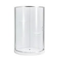 thumbnail image 1 of Breeze 38” x 38” x 77” Corner Shower Kit with Clear Glass, Walls, Base and Hardware, 1 of 6