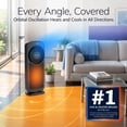 thumbnail image 2 of Lasko 30" DUO Comfort Ceramic DC Space Heater and Fan Console with Remote, 2 of 14