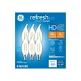 thumbnail image 1 of GE Refresh HD Daylight 40W Eqv. LED Decorative Small Base Light Bulbs 6pk, 1 of 4