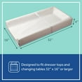 thumbnail image 6 of Sealy Soybean Comfort 3-Sided Contoured Diaper Changing Pad, White, 6 of 8
