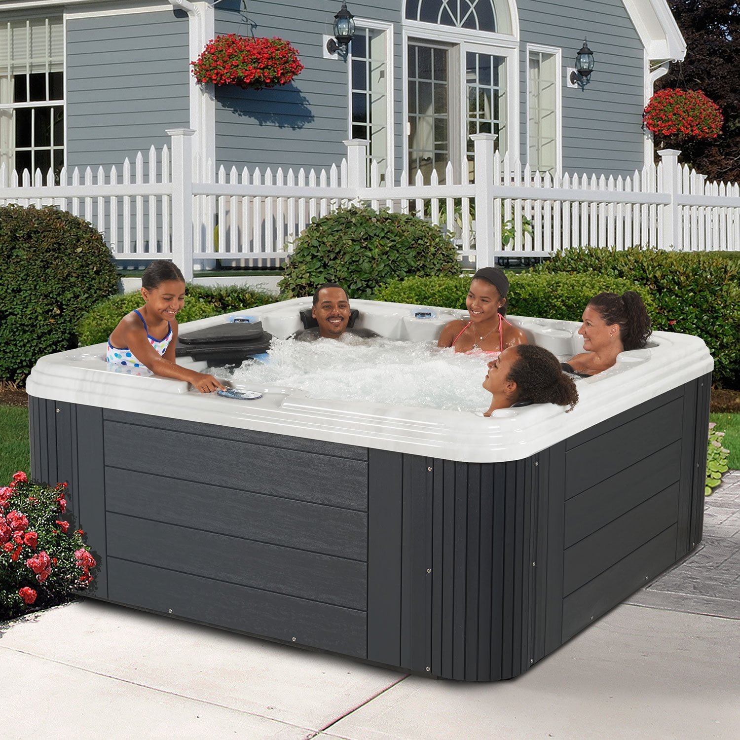 Everlast Spas Expression 6-7 Person 80-Jet Acrylic Spa - Samsclub.com