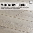 thumbnail image 9 of Select Surfaces Pearl Gray Waterproof AC4 Laminate Flooring 10 mm Thick 6.22 in. W x 47.60 in. L (16.45 sq. ft. / carton), 9 of 10