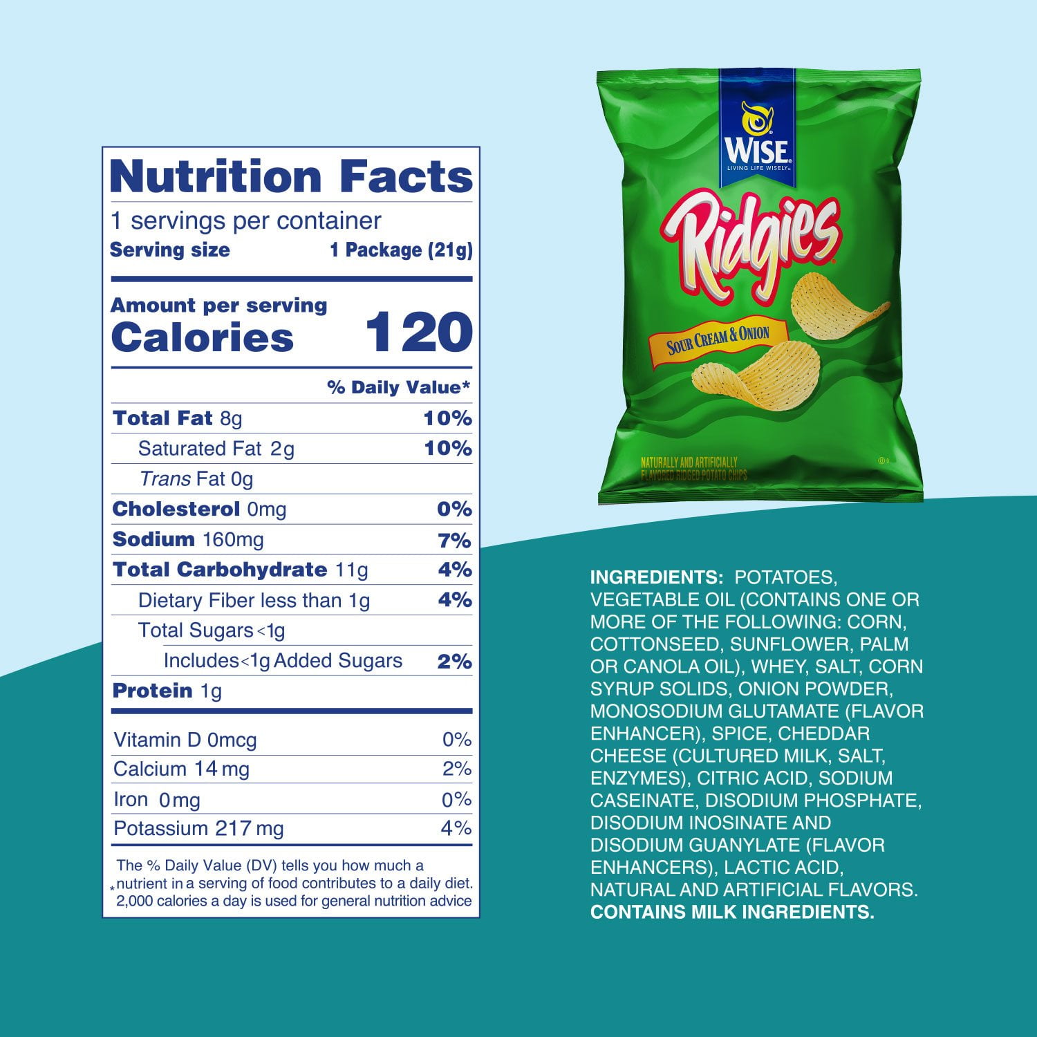 Wise Variety Pack Snacks, 50 pk.