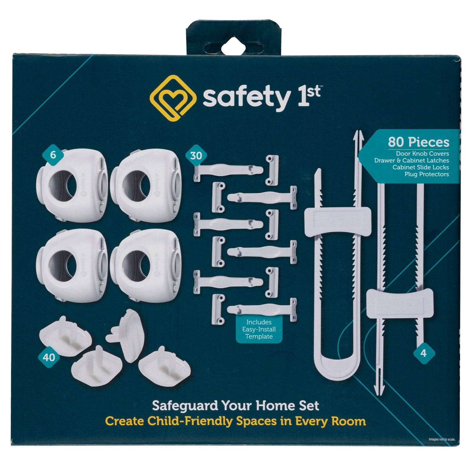 Safety 1st Home Safeguarding Set, 80 pcs, White - Samsclub.com