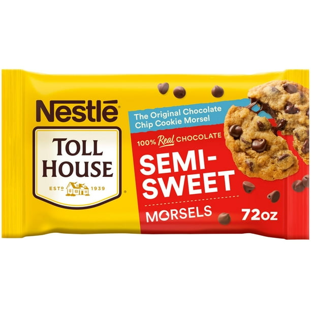 nestle tobacco Nestle Toll House Semi-Sweet Chocolate Chips, 72 oz