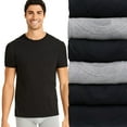thumbnail image 3 of Hanes Men's Best 6-Pack Crew T-Shirt (Assorted Colors), 3 of 4