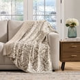 thumbnail image 1 of Tahari Home Reversible Printed Plush Throws, 50" x 60", 1 of 5