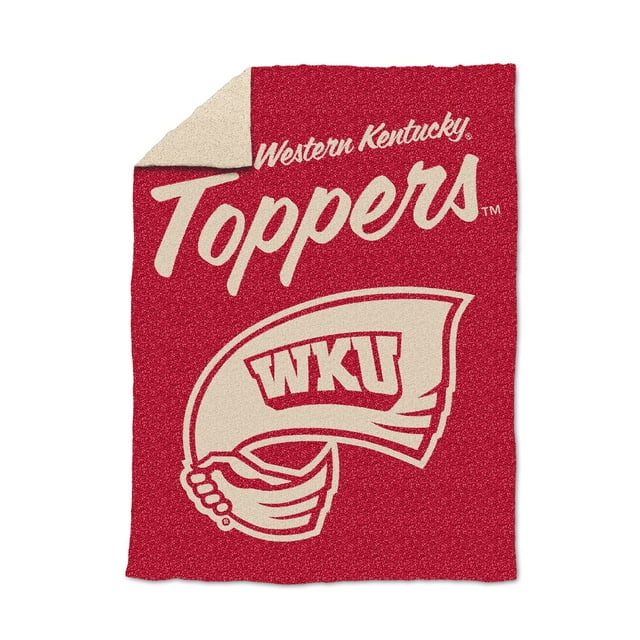 Logo Brands Western Kentucky Hilltoppers Luxe Dreams Throw, 60" x 80"