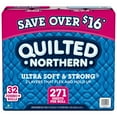 thumbnail image 1 of Quilted Northern Ultra Soft and Strong Toilet Paper (271 sheets/roll, 32 rolls), 1 of 13