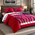 thumbnail image 3 of Logo Brands Atlanta Braves Queen Bed-In-A-Bag Set, 3 of 4