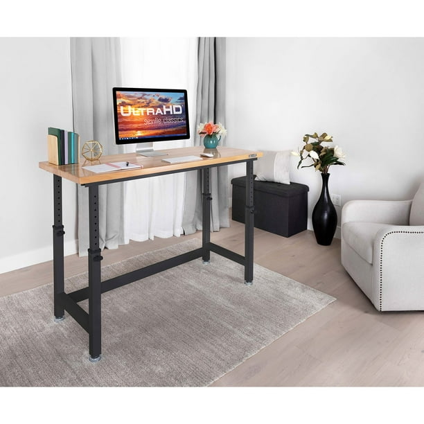 Seville Classics UltraHD Height Adjustable Workbench, 60
