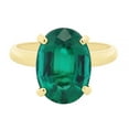 thumbnail image 1 of Solitaire Oval Gemstone Ring in 14K Gold, 1 of 6