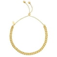 thumbnail image 2 of Kissing Hearts Bolo Bracelet in 14K Gold, 2 of 5