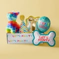 thumbnail image 2 of Let's Pawty Birthday Box Dog Toy Bundle, 5-Piece Set White, 2 of 9