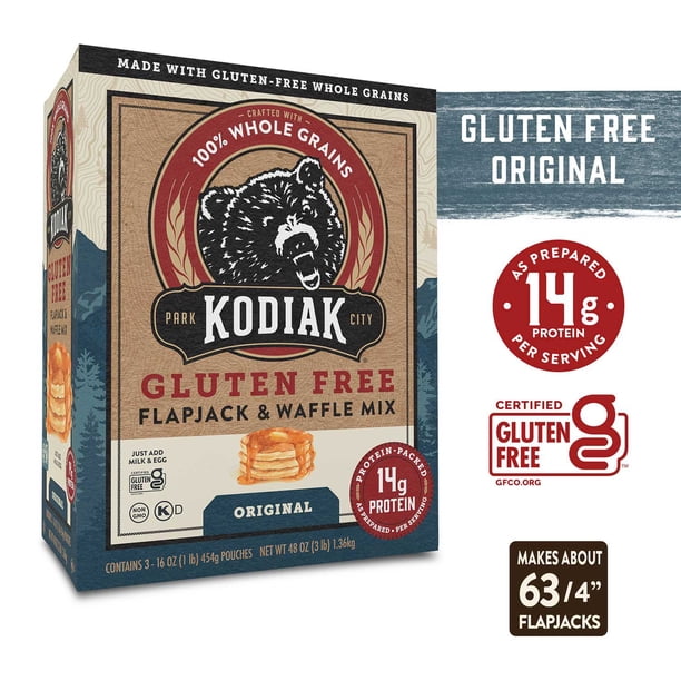 Kodiak Gluten Free Flapjack & Waffle Mix, 48 oz. - Samsclub.com
