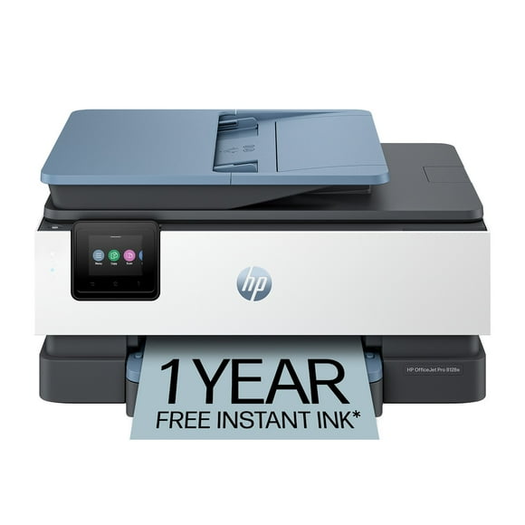 HP OfficeJet Pro 8128e Color Wireless All-in-One Printer, 1 Year Instant Ink