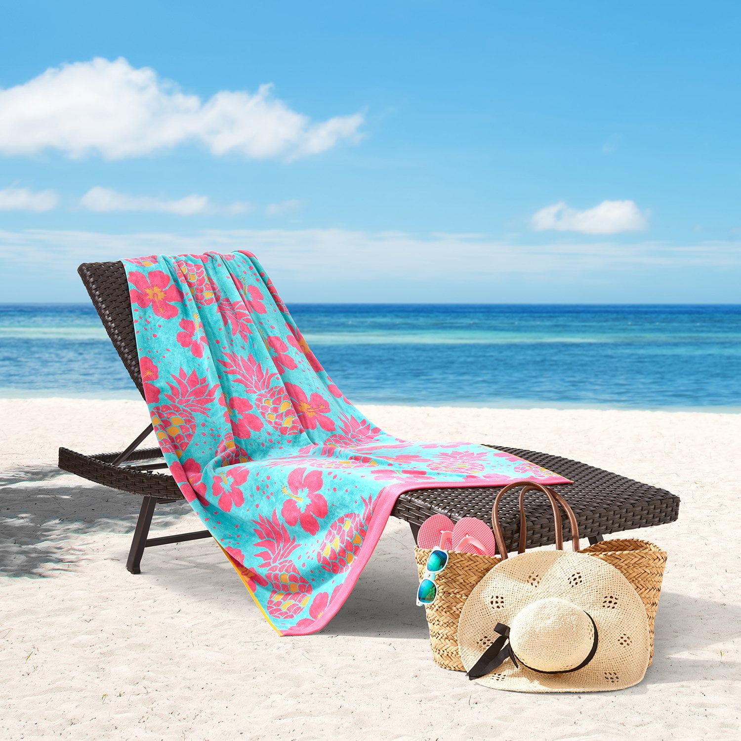 Member's Mark 2-Pack Oversized Beach Towels, 40