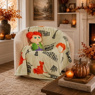 Licensed Hocus Pocus 2-Piece Pillow Buddy and Silk Touch Throw Set