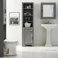 thumbnail image 2 of Crosley Furniture Tara Linen Bathroom Cabinet, Assorted Colors, 2 of 16
