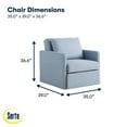 thumbnail image 3 of Serta Brady Convertible Sleeper Chair, 3 of 9