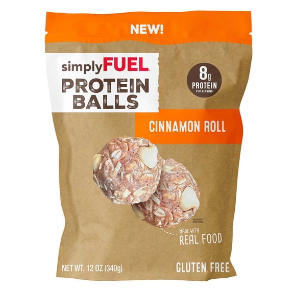 simplyFUEL Cinnamon Roll Protein Balls, 12 oz.