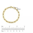 thumbnail image 2 of Paperclip Chain Bracelet in 14K Gold, 2 of 5