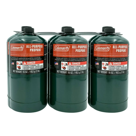 Coleman 16-oz. Propane Camping Cylinder 6 pk.