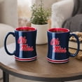 thumbnail image 5 of Logo Brands Ole Miss Rebels 14oz Relief Mug Set, 5 of 5