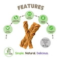 thumbnail image 2 of Nature Gnaws Beef Tripe Twists Dog Chews, 1 lb., 2 of 7