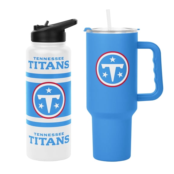 Logo Brands Tennessee Titans Tumbler Set