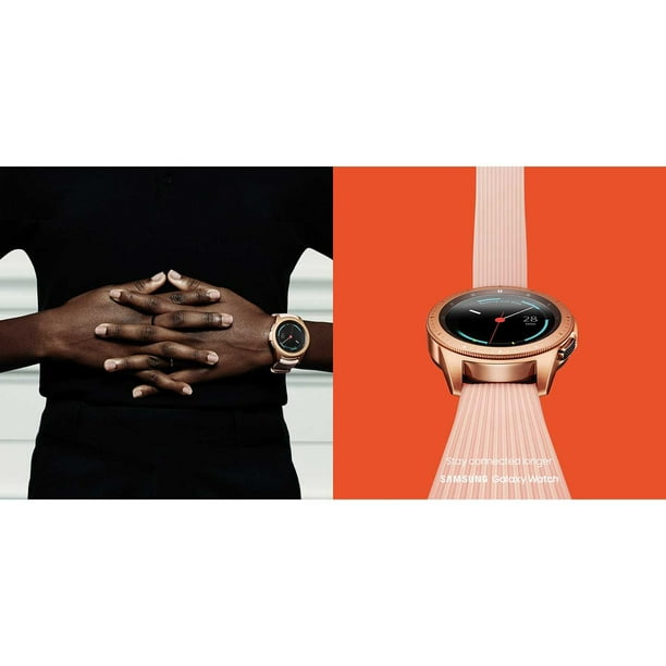 SAMSUNG - GalaxY Watch 42mm　Rose Gold Samsung Galaxy Bluetooth Watch 42mm Rose Gold with Extra Charger