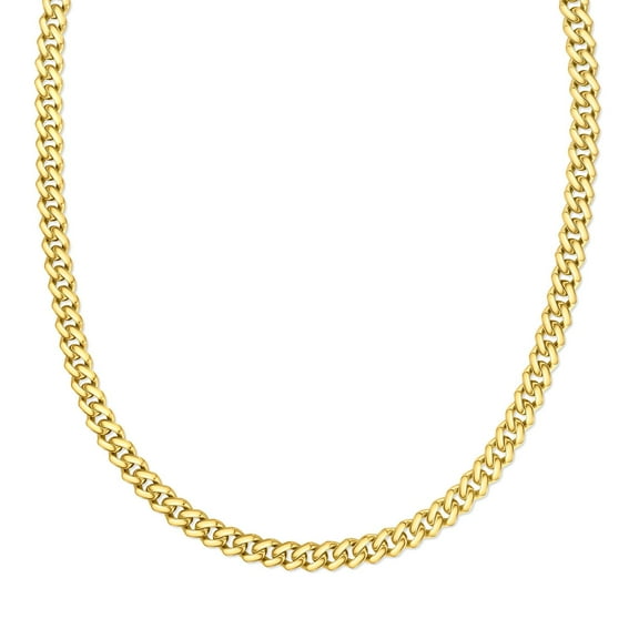 Miami Cuban Chain Necklace in 14K Gold