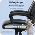 thumbnail image 6 of Serta Mid-Back Office Chair With Mesh Accents And Memory Foam, 6 of 10