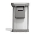 thumbnail image 4 of Simplehuman 45L Step trash Can Stainless Steel with Grey Lid and Smoke Pedal, 4 of 5