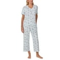 thumbnail image 1 of Character Ladies 2-Piece Short Sleeve Henley and Crop Pant PJ Set, 1 of 7