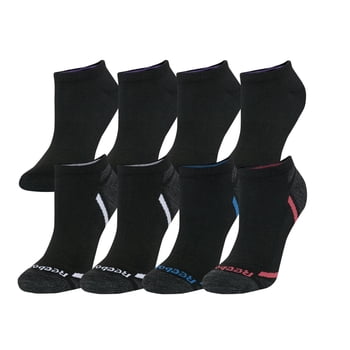 Reebok Women's 8-Pack Cushion Low-Cut Sock