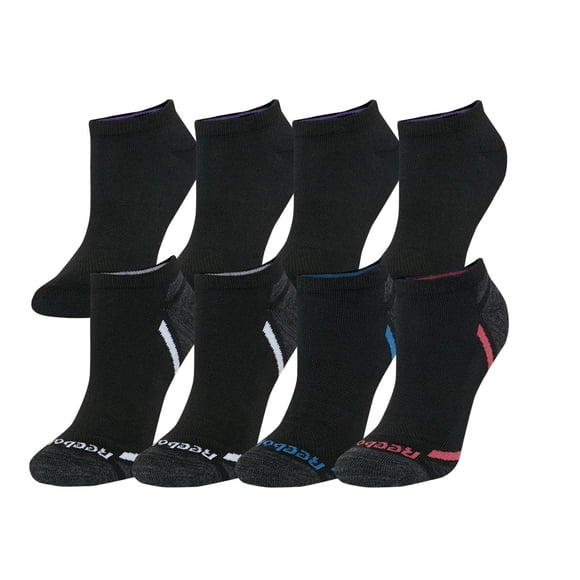 Reebok Women's 8-Pack Cushion Low-Cut Sock