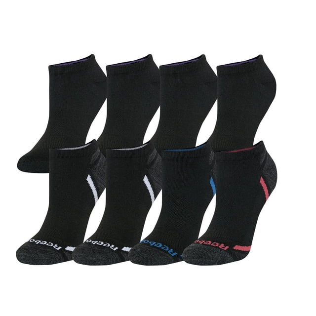 Reebok Women's 8-Pack Cushion Low-Cut Sock