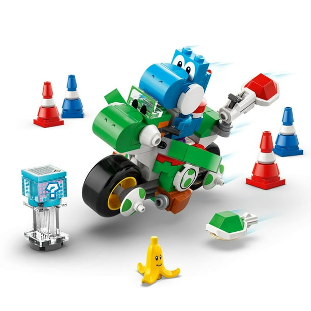 LEGO Super Mario: Mario Kart Yoshi Bike Building Toy, 133 pcs
