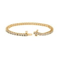 thumbnail image 3 of 4.95 CT. T.W. Diamond Tennis Bracelet in 14K Gold, 3 of 8
