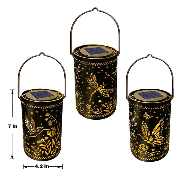Deck Impressions Forest Trio Solar Lanterns, 3-Pack - Samsclub.com