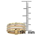 thumbnail image 3 of Tri-Color 7 Row Ring in 14K Gold, 3 of 4